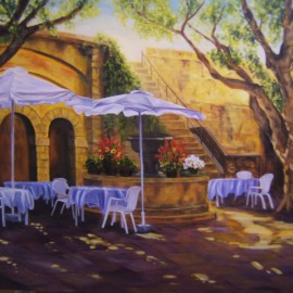 Courtyard Scene